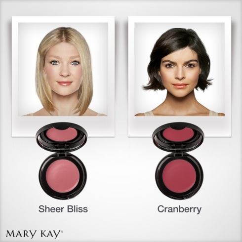 Blush em Creme Mary Kay (Sheer Bliss e Cranberry)